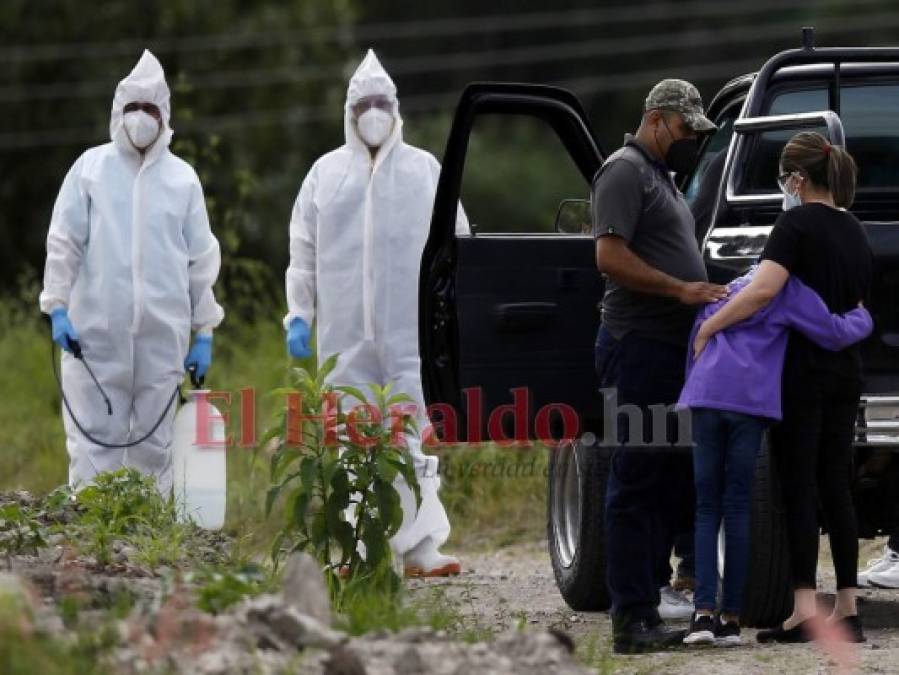 Las 15 imágenes del doloroso e inesperado adiós por el covid-19 en Honduras