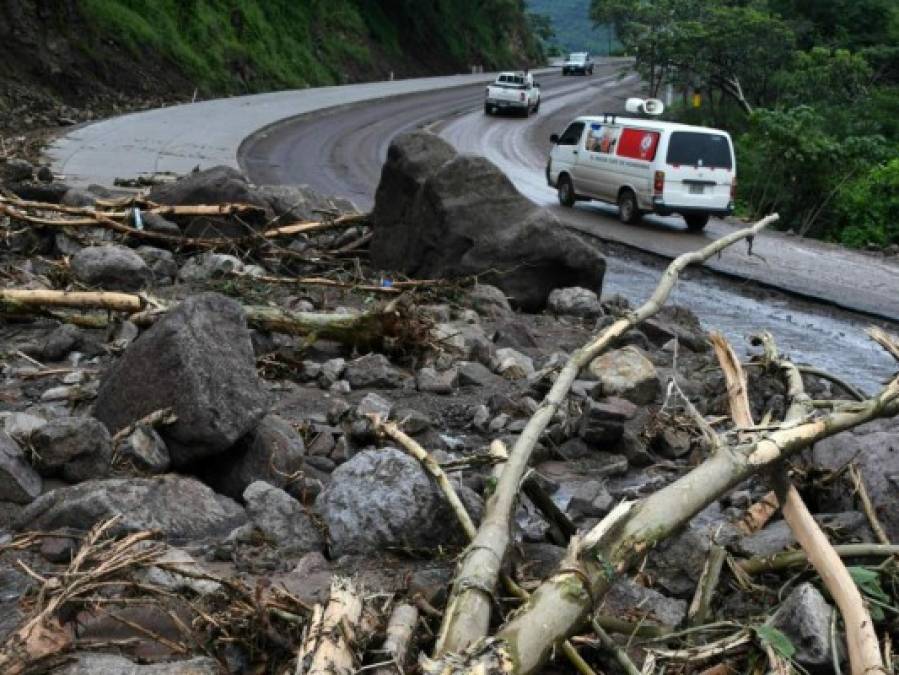 Los desastres provocados por tormenta tropical Nate en Honduras