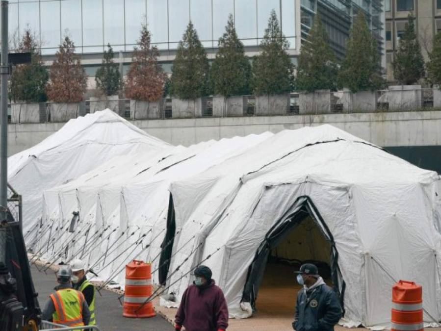 FOTOS: Zona de albergue el 11S es morgue improvisada en Nueva York