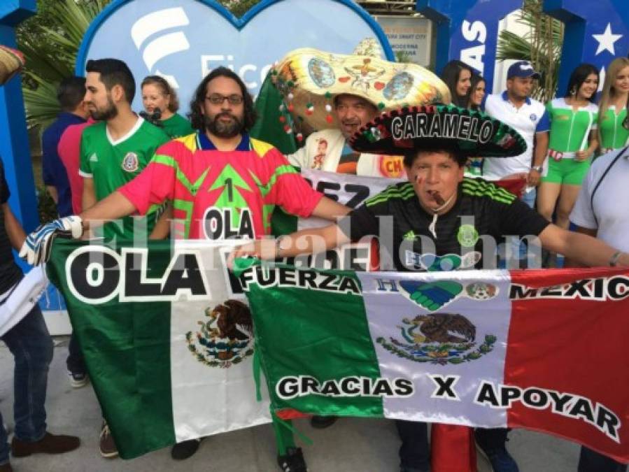 Así es el ambiente que se vive previo al partido Honduras vs México en el Olímpico