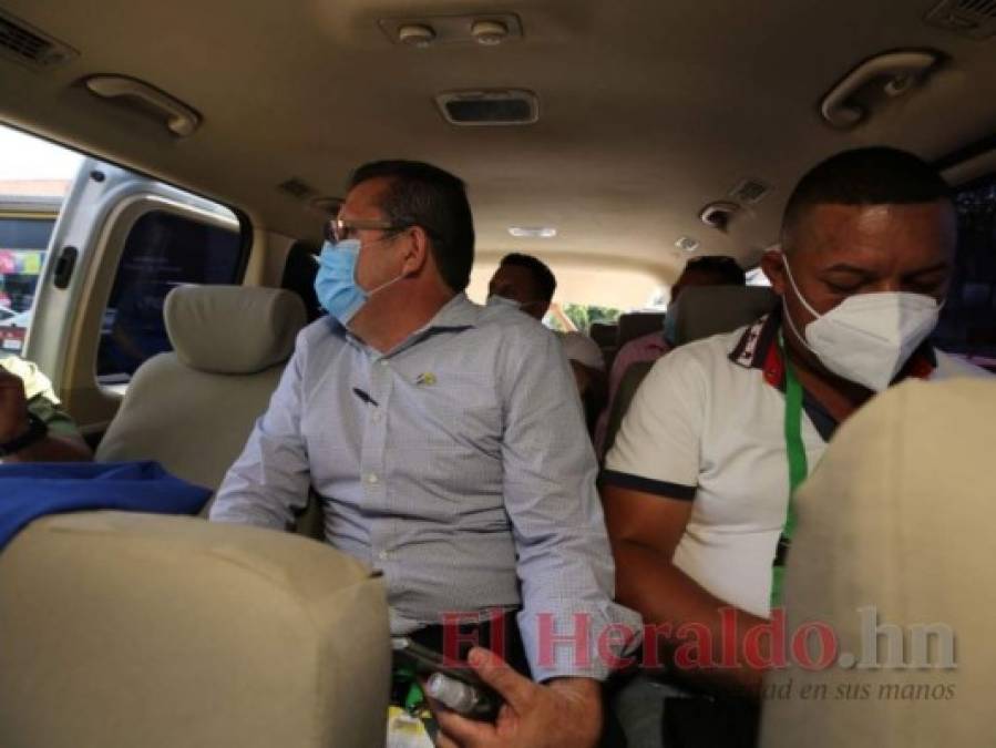 EN FOTOS: Alcaldes hondureños viajan a El Salvador por donación de vacunas anticovid