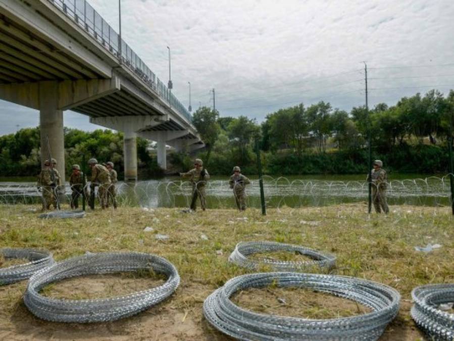 FOTOS: Así resguarda Estados Unidos su frontera sur ante la llegada de caravana migrante