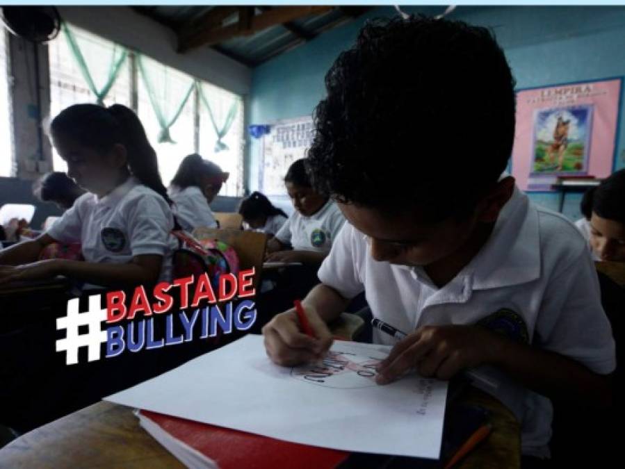 Niños en escuelas se pronuncian contra el bullying por medio de dibujos