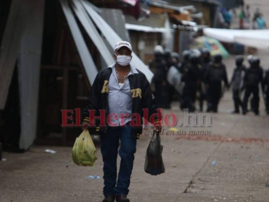 Gasean a comerciantes que se oponen al cierre de mercados de Comayagüela  