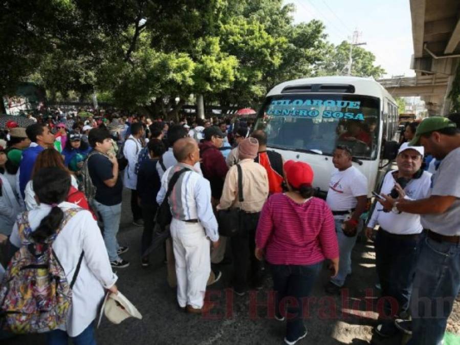 FOTOS: Colegios cerrados, sin atención en IHSS y marchas de maestros, médicos y estudiantes en otro día de protestas