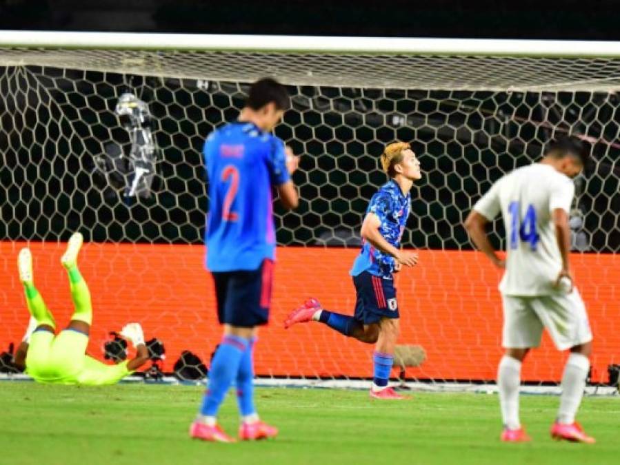 Las imágenes de la derrota de Honduras ante Japón previo a los Juegos Olímpicos