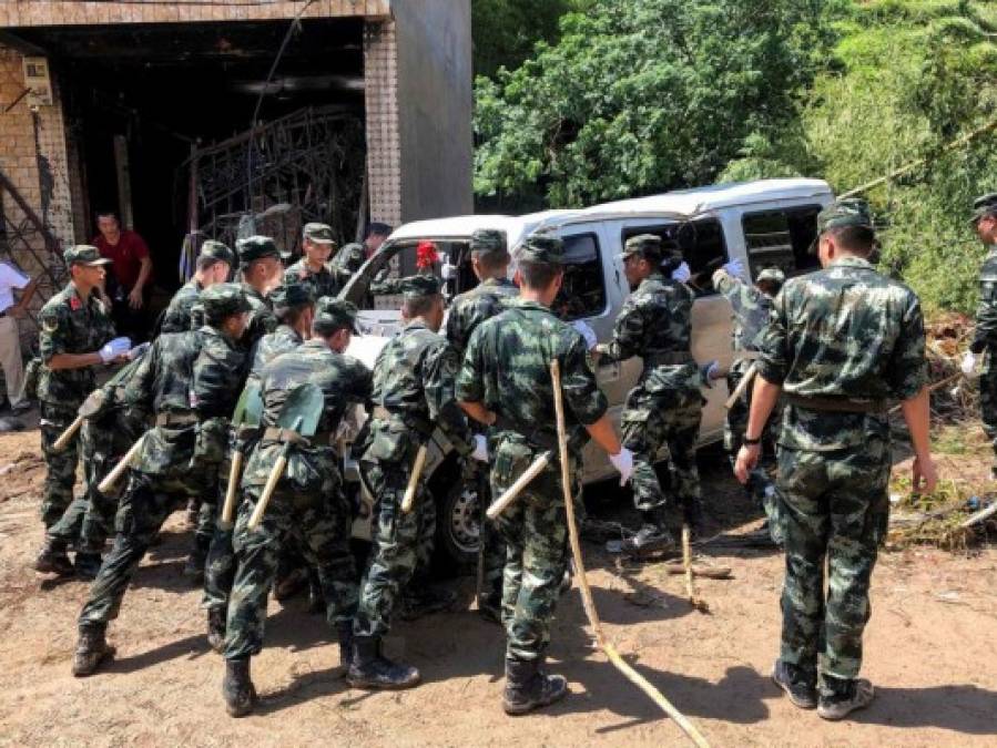 Estela de muerte y destrucción; las impactantes fotos del tifón Lekima