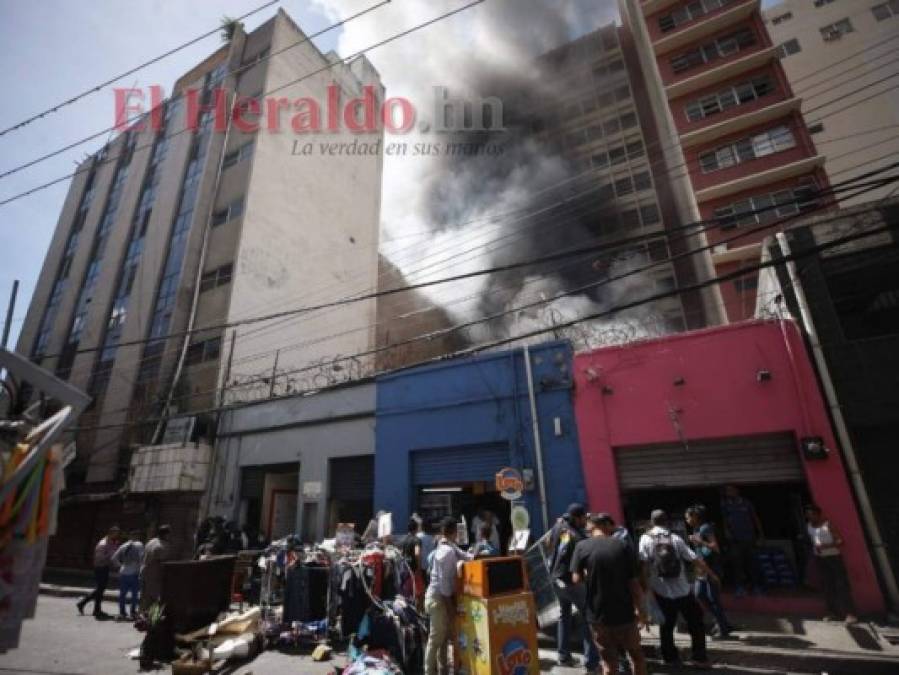 FOTOS: Los daños registrados en protesta de la Plataforma en Tegucigalpa