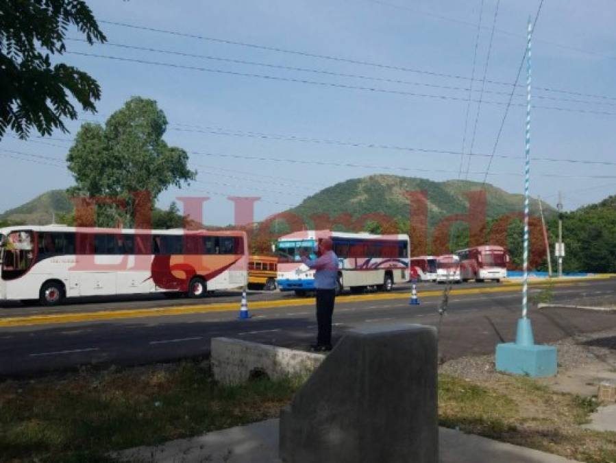 Estas son las zonas obstruidas por el paro nacional de transporte en Honduras