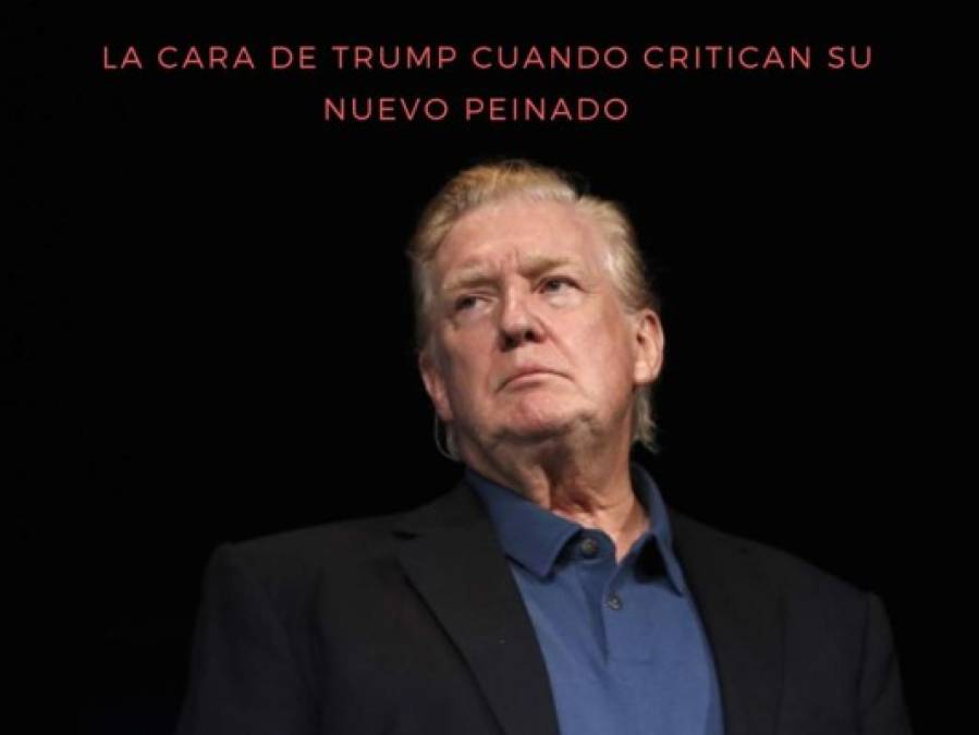 Usuarios no se miden y se burlan del nuevo peinado de Donald Trump con divertidos memes