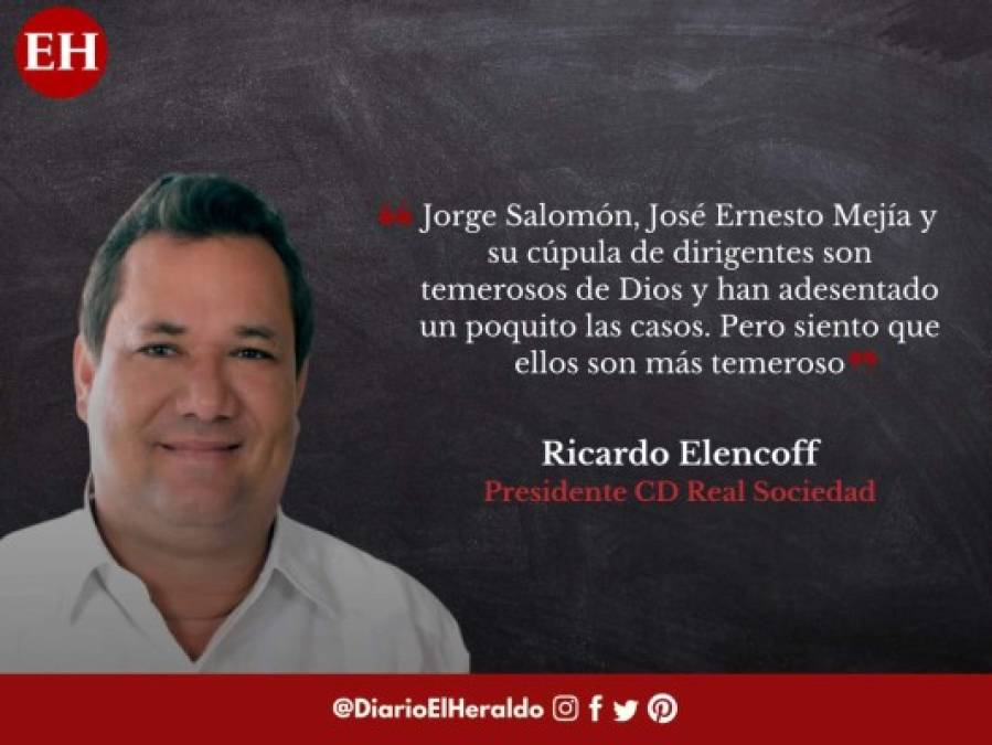 Ricardo Elencoff arremete contra el arbitraje y directivos del fútbol hondureño