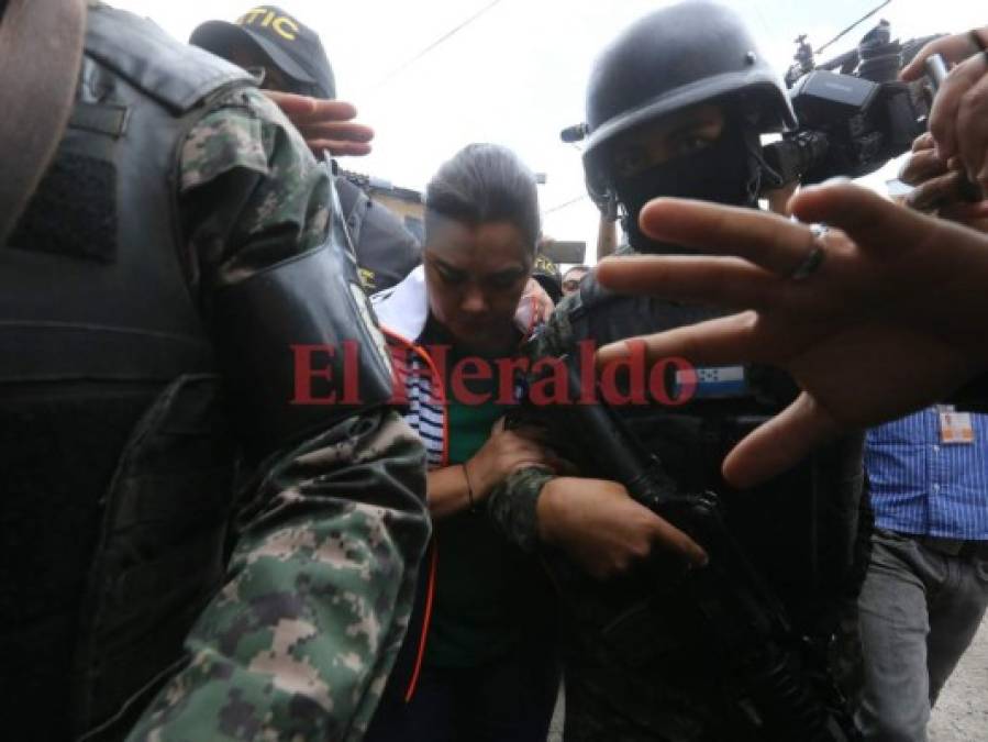Las imágenes que no viste de la captura de la exprimera dama de Honduras, Rosa Elena de Lobo