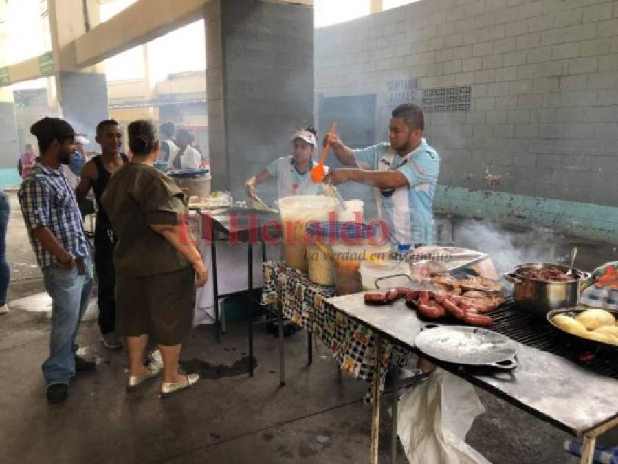 El ambiente previo al Motagua vs Marathón en el Estadio Nacional