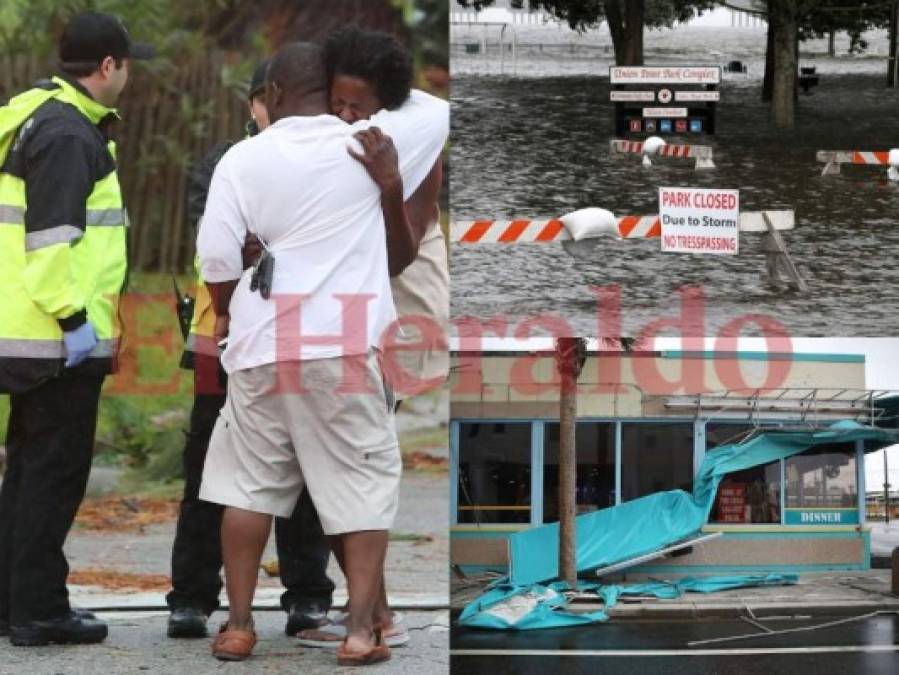 Personas heridas, evacuaciones e inundaciones deja el paso del huracán Florence en Carolina del Norte