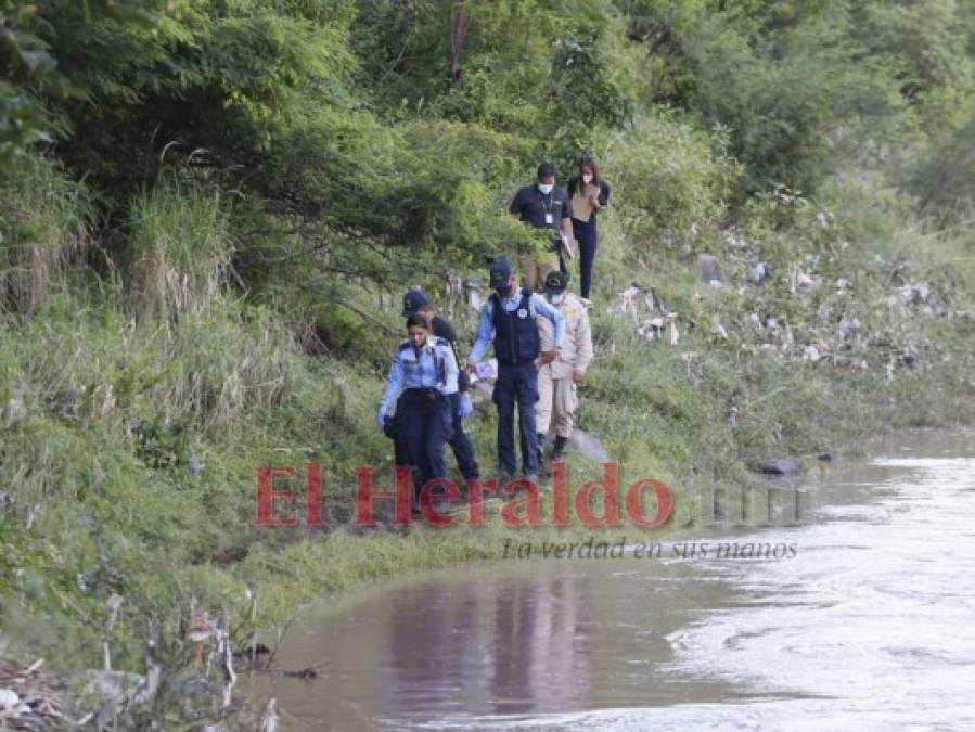 Desgarradoras imágenes del hallazgo de niño ahogado en el río Choluteca