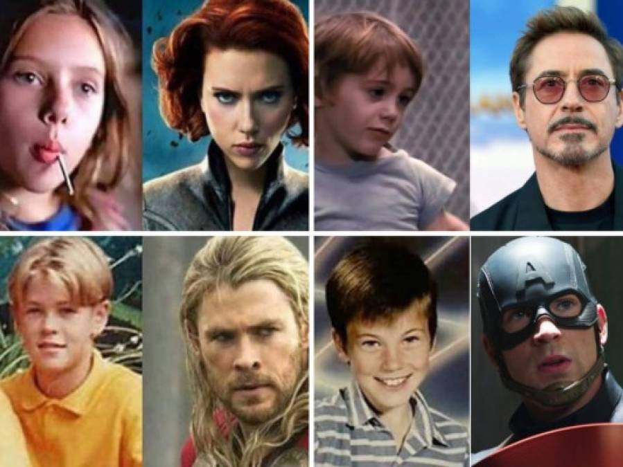 FOTOS: Así lucían los protagonistas de Avengers Endgame cuando eran niños