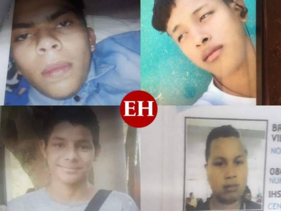 FOTOS: Ellos son los cuatro menores que murieron en motín en Renaciendo