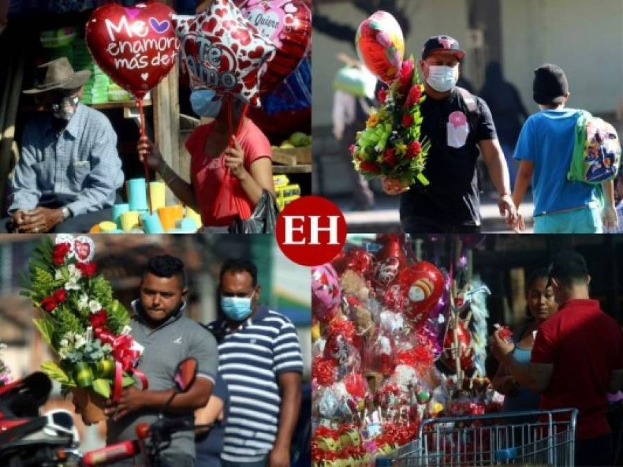 Rosas, globos y detalles: así celebran los hondureños el amor y la amistad (FOTOS)