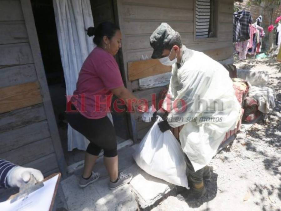 Más de 100 mil hondureños afectados por pandemia ya recibieron saco solidario