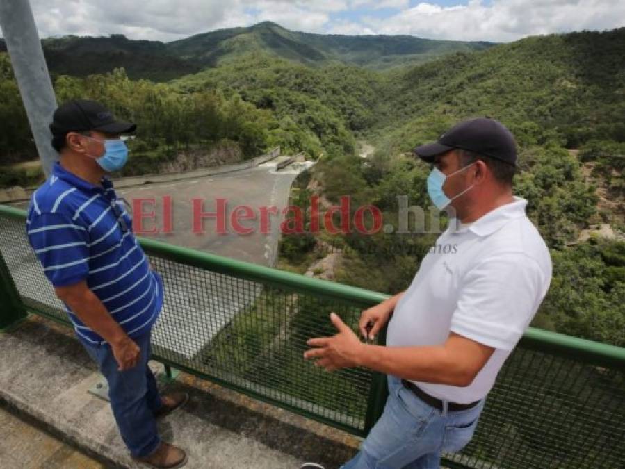 Imágenes de represa La Concepción en su nivel máximo tras intensas lluvias