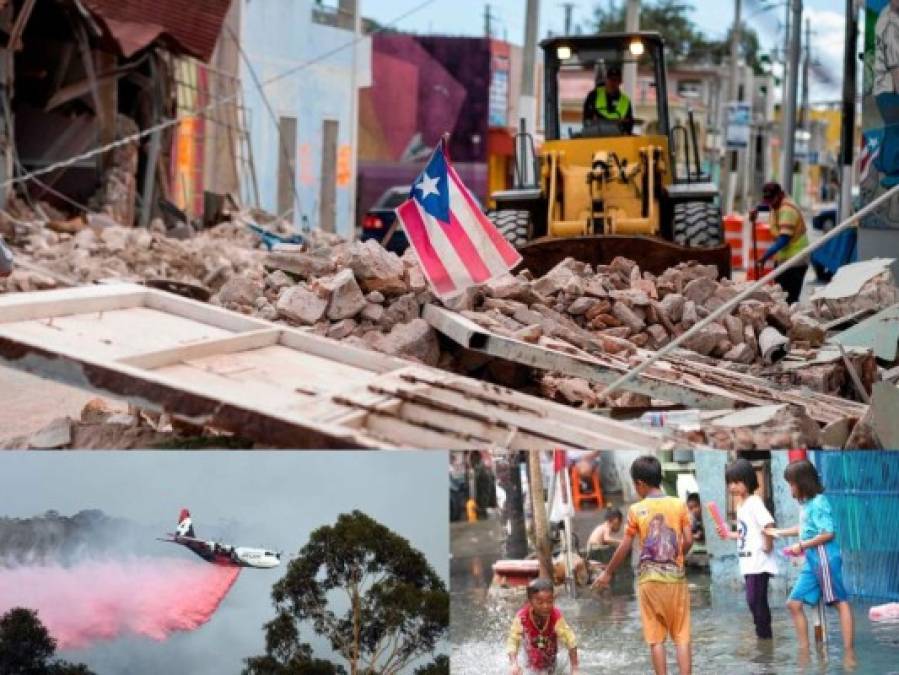 FOTOS: Volcanes, terremotos e inundaciones, los fenómenos que han golpeado al mundo