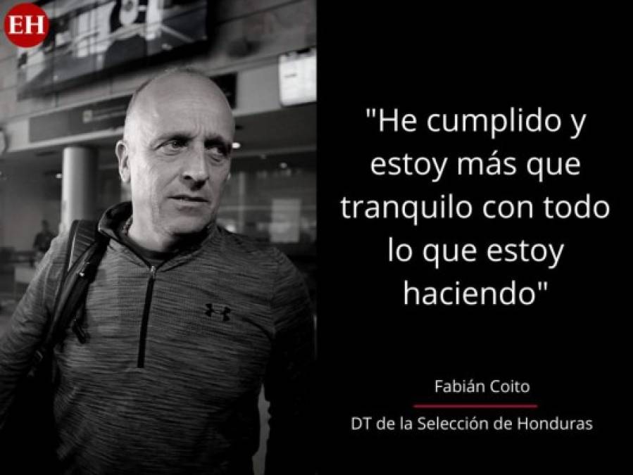 Las frases de Fabián Coito a pesar de la crisis en la 'H'