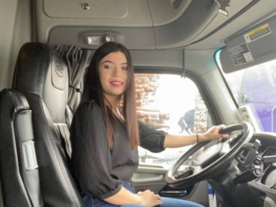 Andrea Ochoa, de presentadora de TV en Honduras a camionera en Estados Unidos