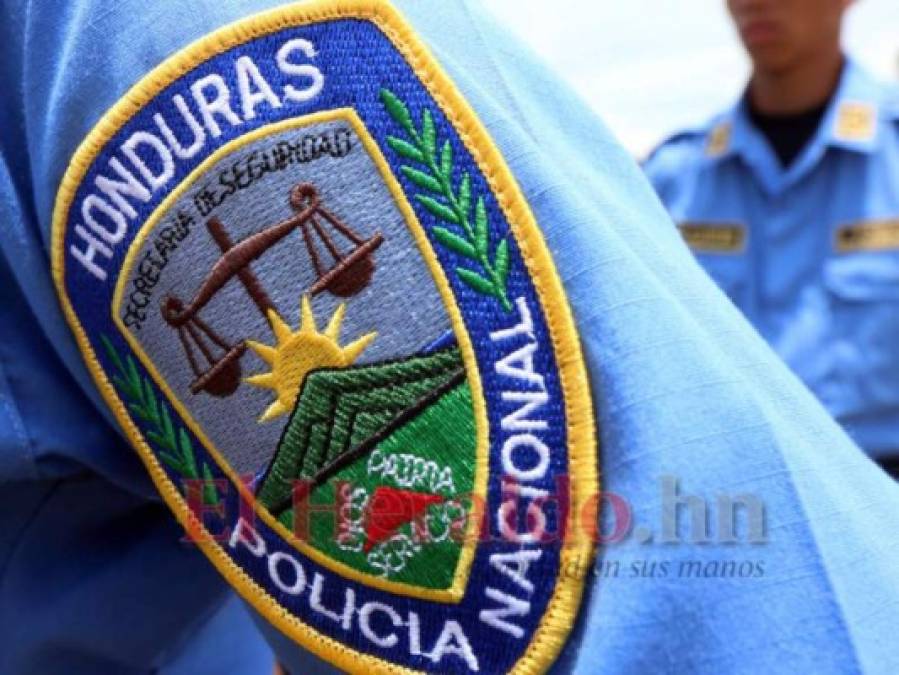 Los rostros de los policías detenidos con drogas y armas en Olancho