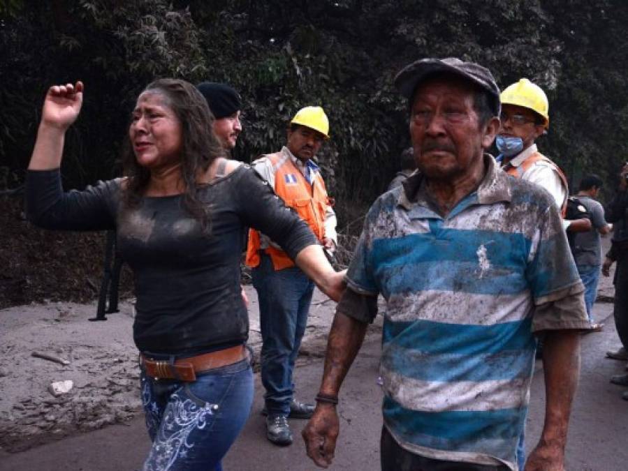Las desgarradoras imágenes que dejó la erupción del volcán de Fuego en Guatemala