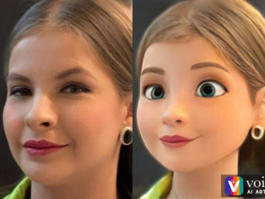 Tiernas y encantadoras, así lucen las famosas hondureñas como caricaturas de Pixar