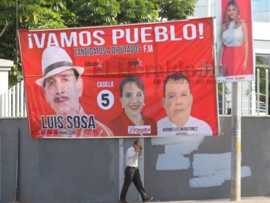 En muros, puentes y carreteras inicia la propaganda de movimientos políticos en la capital (FOTOS)