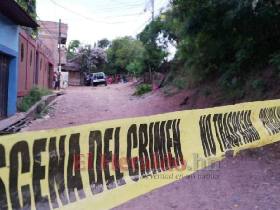 FOTOS: Así quedó la escena donde una pareja murió atropellada en Tegucigalpa