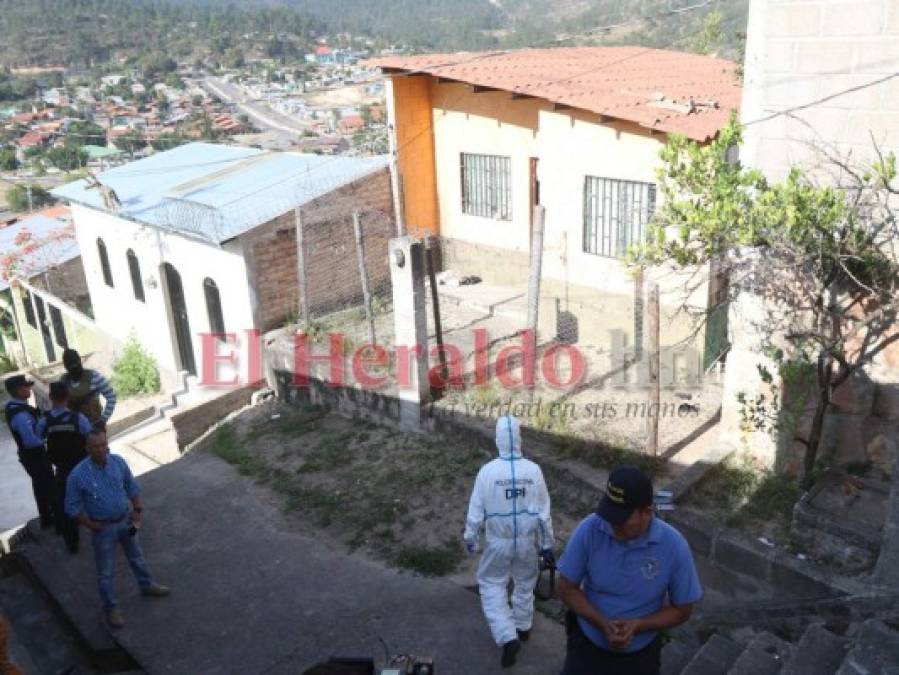 FOTOS: Así fue la captura de los pandilleros que raptaron a una familia en Amarateca