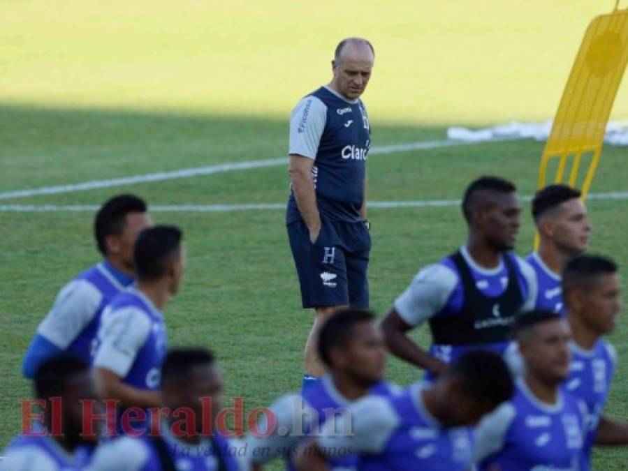 Así fue el primer entrenamiento de Fabián Coito con la Selección de Honduras