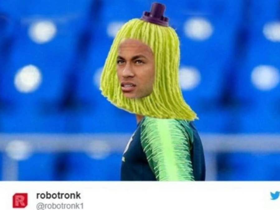 Los mejores memes sobre el nuevo peinado de Neymar jr en las redes sociales