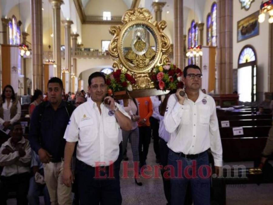 FOTOS: Así fue la peregrinación de Copeco en honor a la Virgen de Suyapa