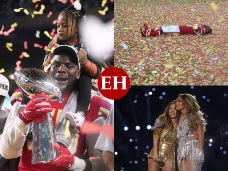 Baile, alegría y pirotecnia: las 10 mejores fotos del Super Bowl