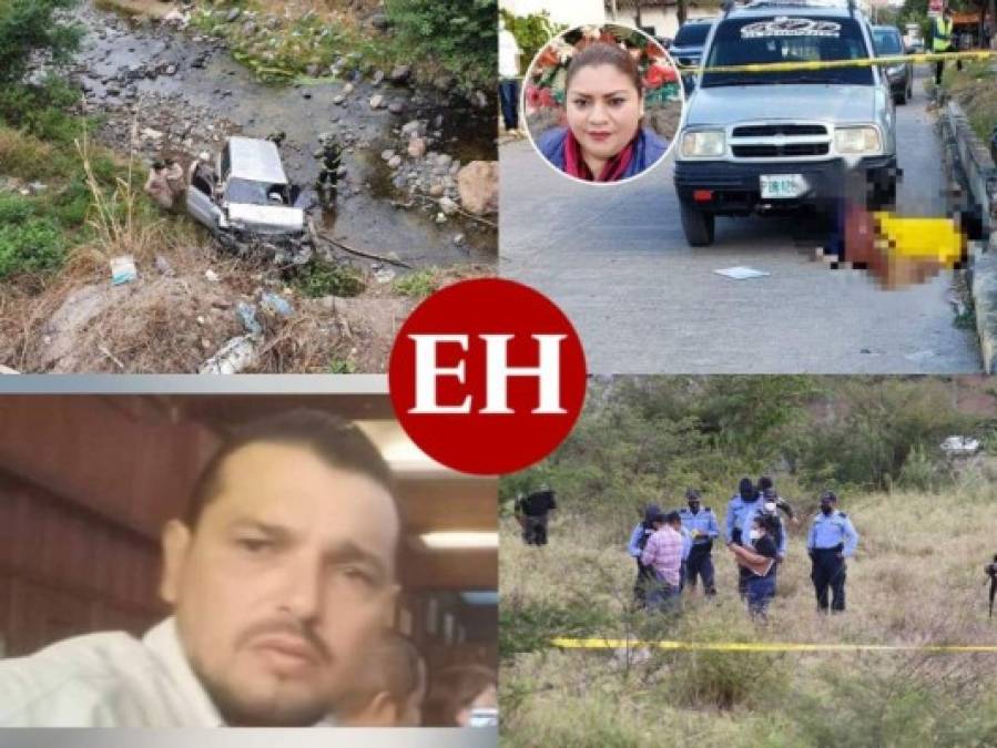 Mujeres asesinadas, aparentes venganzas y fatales accidentes entre los sucesos de la semana en Honduras (FOTOS)