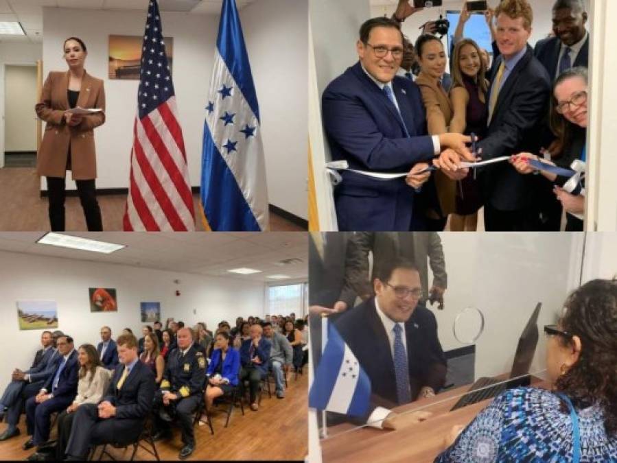 FOTOS: Así fue la inauguración del consulado de Honduras en Boston