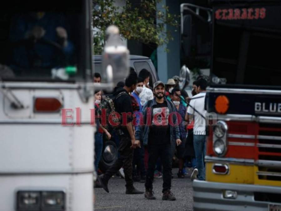 FOTOS: Para evitar Covid-19, hondureños deportados fueron aislados