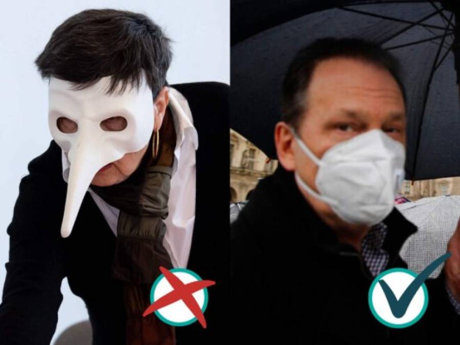 Los principales errores que la gente comete al usar la mascarilla