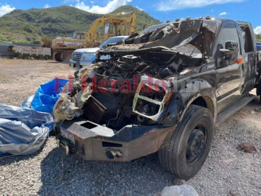 FOTOS: Así quedó el vehículo del alcalde capitalino 'Tito' Asfura tras aparatoso accidente