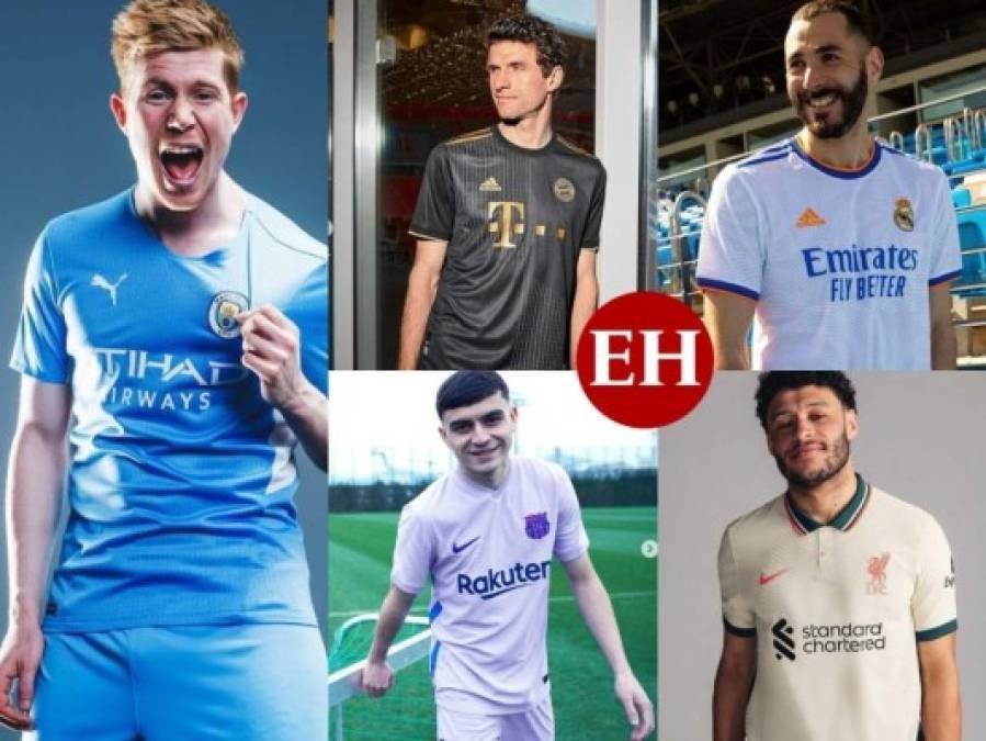 Así son las nuevas equipaciones de los equipos de Europa para la temporada 2021-2022