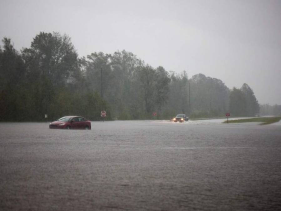 Los destrozos que deja hasta el momento la tormenta Florence