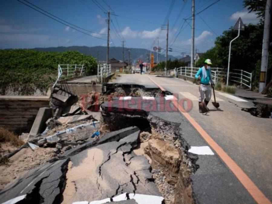 Así quedó Japón tras la devastación por las lluvias que azotaron el país