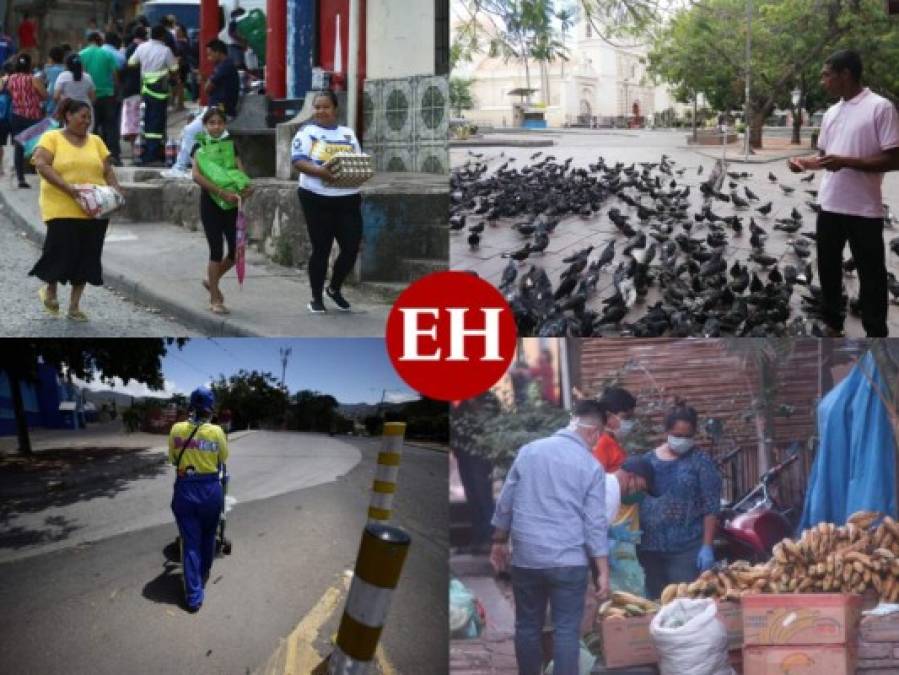 FOTOS: Ventas ambulantes, protestas y desalojos, hondureños no acatan medidas