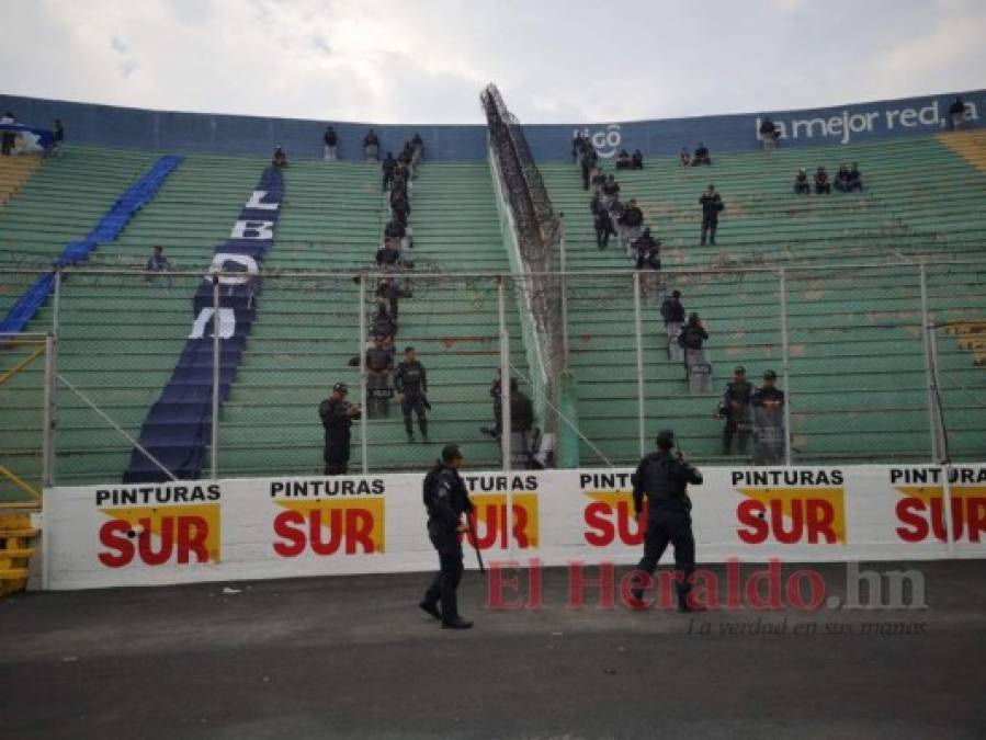 El ambiente previo al Motagua vs Marathón en el Estadio Nacional