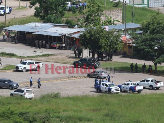 FOTOS: Fuerte presencia militar y policial en la Penitenciaría de Támara