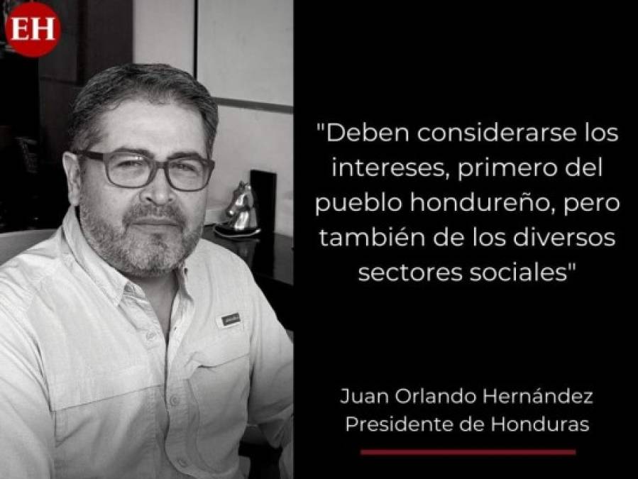 'Estamos haciendo cosas buenas por Honduras': las frases de JOH sobre reapertura