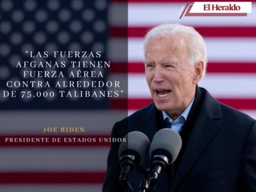 Las frases con las que Joe Biden justificó la retirada de Afganistán